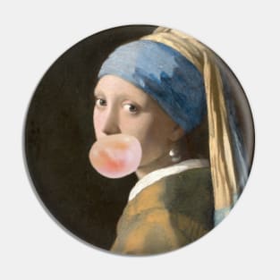 The Girl With A Bubble Gum Pin