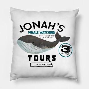 Jonah's Whale Watching Tours Pillow