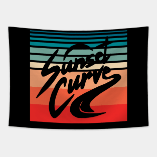 Julie And The Phantoms Sunset Curve Logo Tapestry