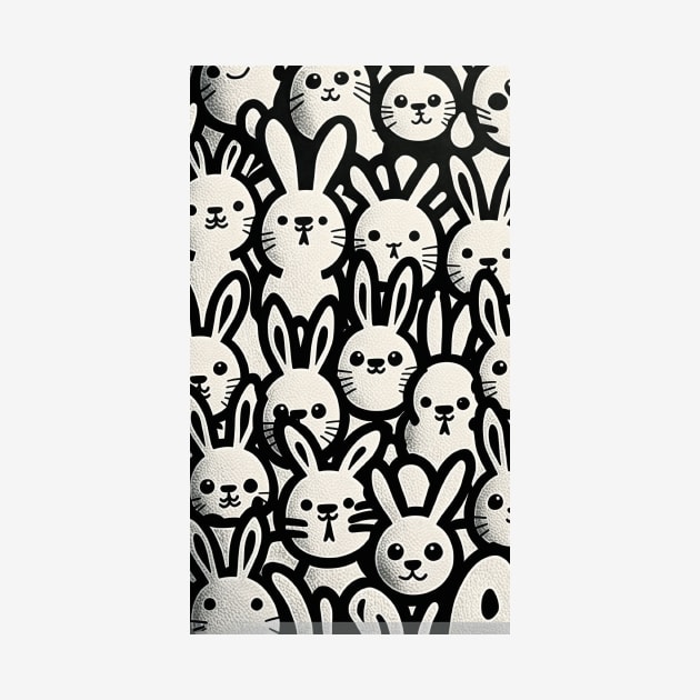 Cute Bunny Pattern Graffiti Doodles Sketch by Kertz TheLegend