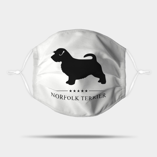 Norfolk Terrier Black Silhouette Norfolk Terrier Mask Teepublic