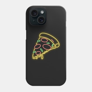 Neon Pizza Phone Case
