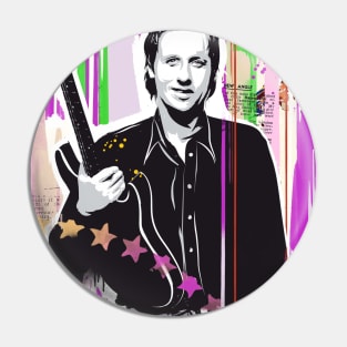 Mark Knopfler pop art Pin