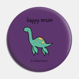Happie Nessie by Bumblebee Biscuit Pin