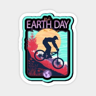 Ride Earth Day Magnet