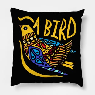 A gliding BIRD Pillow