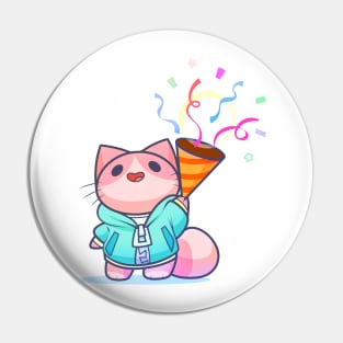 Celebration Cat Pin