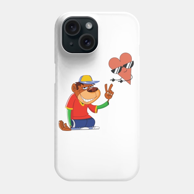 cool monkey design Phone Case by CoolFashion