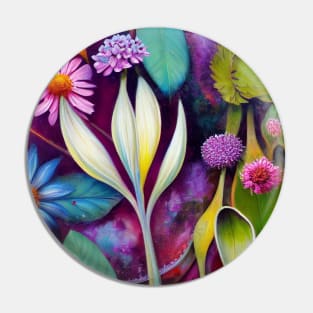 STYLE FLORAL OIL PAINT #2 Pin