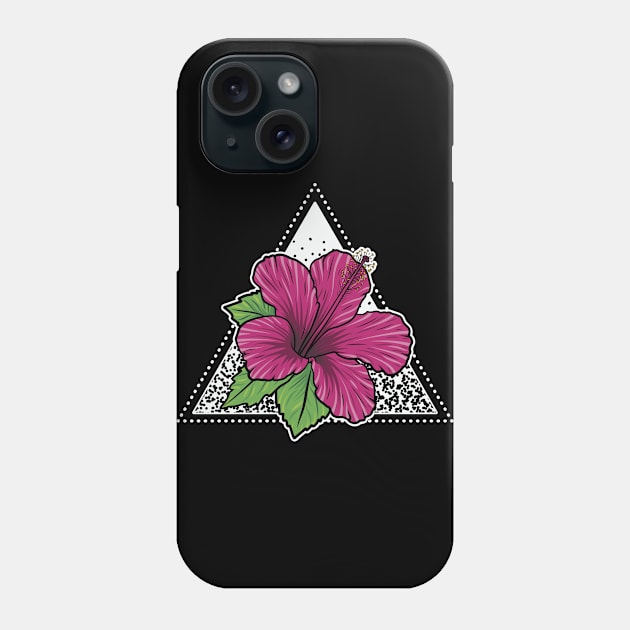 Tropical Hibiscus Flora Phone Case by RadicalChill