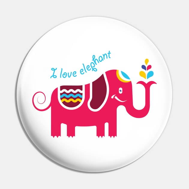 cute elephant Pin by Amrshop87