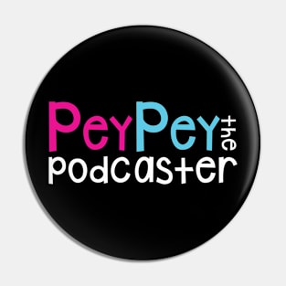 Podcast Logo White Pin