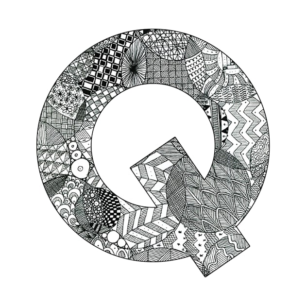 Zentangle Q by ally1021