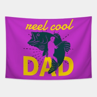Reel Cool Dad Men T-shirt Tapestry