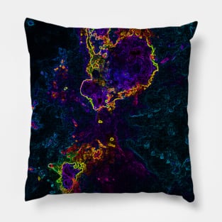 Black Panther Art - Glowing Edges 71 Pillow