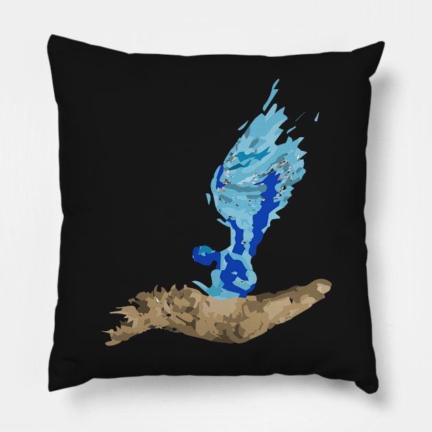 Angel sit on hand Pillow by Right-Fit27