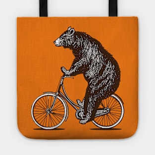 Bear on a Bike Tote