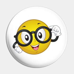 Student Smiley Pin