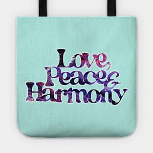 Love, Peace & Harmony (var1) Tote