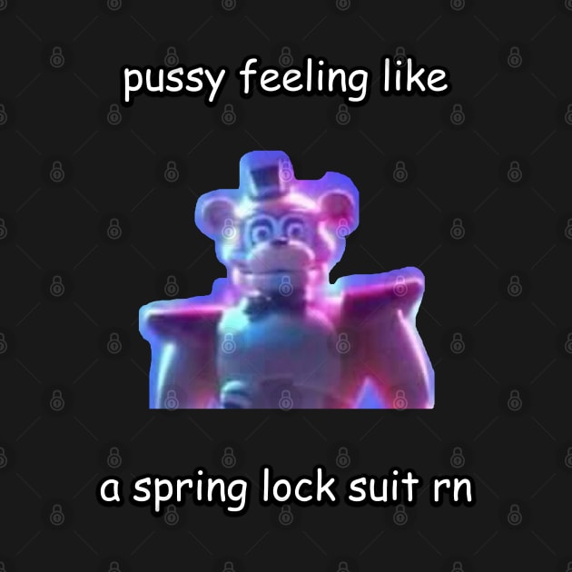 feeling like a spring lock suit rn freddy glamrock by InMyMentalEra