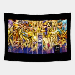 12 Gold Saints Tapestry