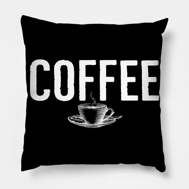 Funny Coffee Cup Pillow by Happy - Design