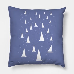 Sailing Boat Race Pillow