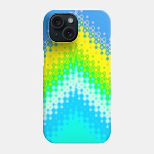 Pixelated Mountain Blue Phone Case