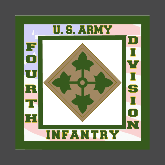 4th Infantry Division Logo by Spacestuffplus