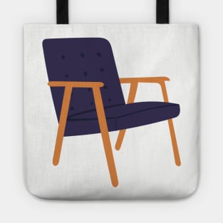 Mid Century Retro Eames Chair Design Tote