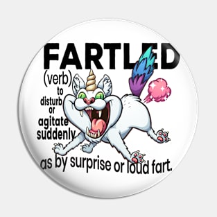 Fartled Cat Pin