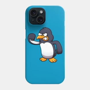 Mad Cartoon Penguin Phone Case