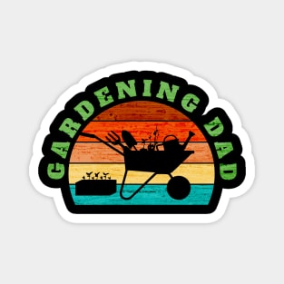 Gardening Dad Magnet