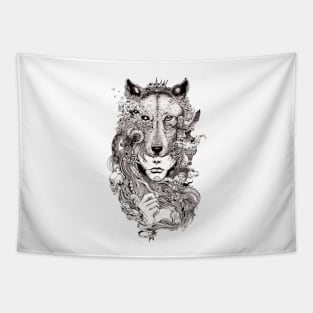 Wolf head Tapestry