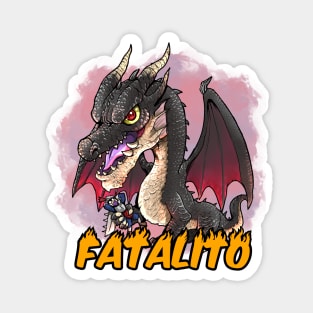 FATALIS The black dragon (FATALITO) Magnet