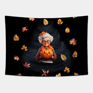 Halloween grandmother Tapestry