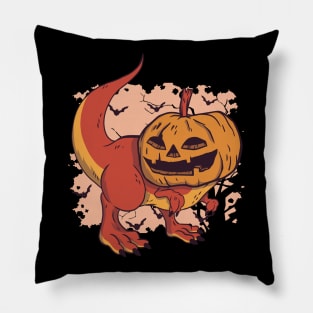 Pumpkin Dinosaur Pillow