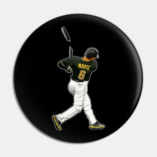 Starling Marte Break His Bats Pin