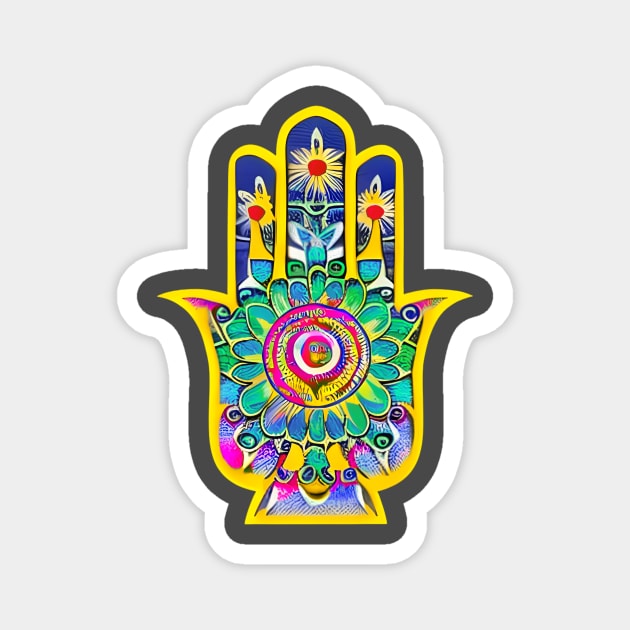 Vibrant Talisman Magnet by AlienMirror