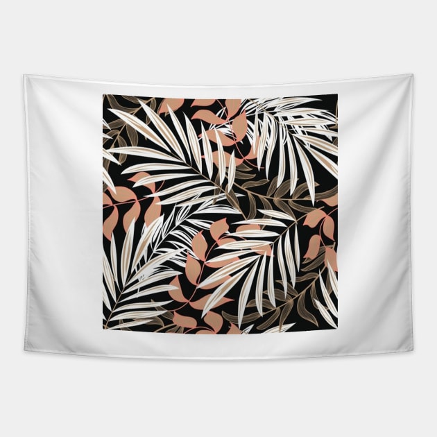 Tropical Pink Pattern Tapestry by Alexander S.