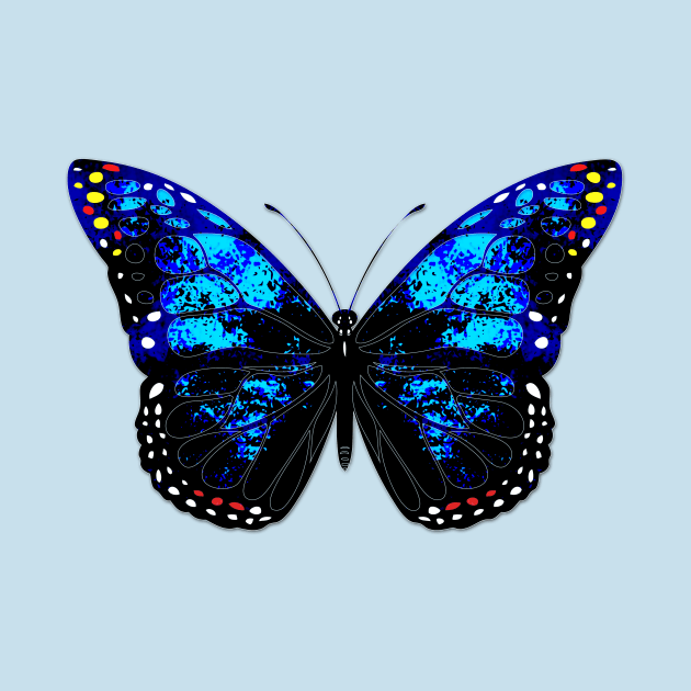 Blue butterfly by Gaspar Avila