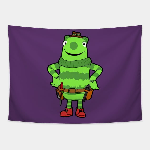 Norman Picklestripes Tapestry by RobotGhost