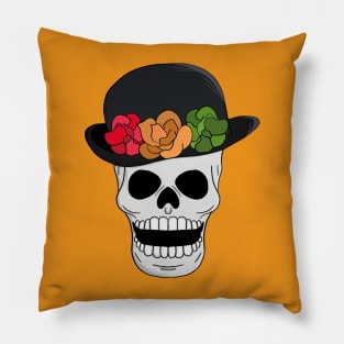 Skull Retro Vintage Pillow