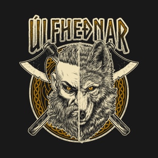 Viking Wolf Warrior Ulfhednar Norse Pagan T-Shirt