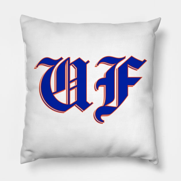 UF Sticker Pillow by AashviPatel