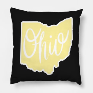 Yellow Ohio Pillow