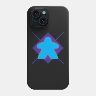 Argyle Meeples - Blue Phone Case