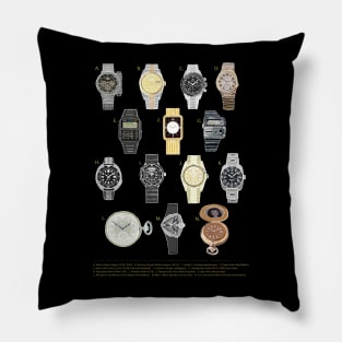 Famous Movie Watch Quiz (Classics, Blockbuster Props - Technicolor) Pillow