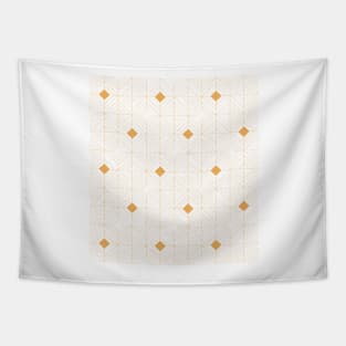 Diamonds Yellow Tapestry