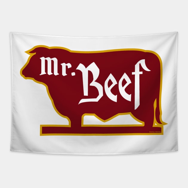 Mr. Beef Tapestry by Illustratorator